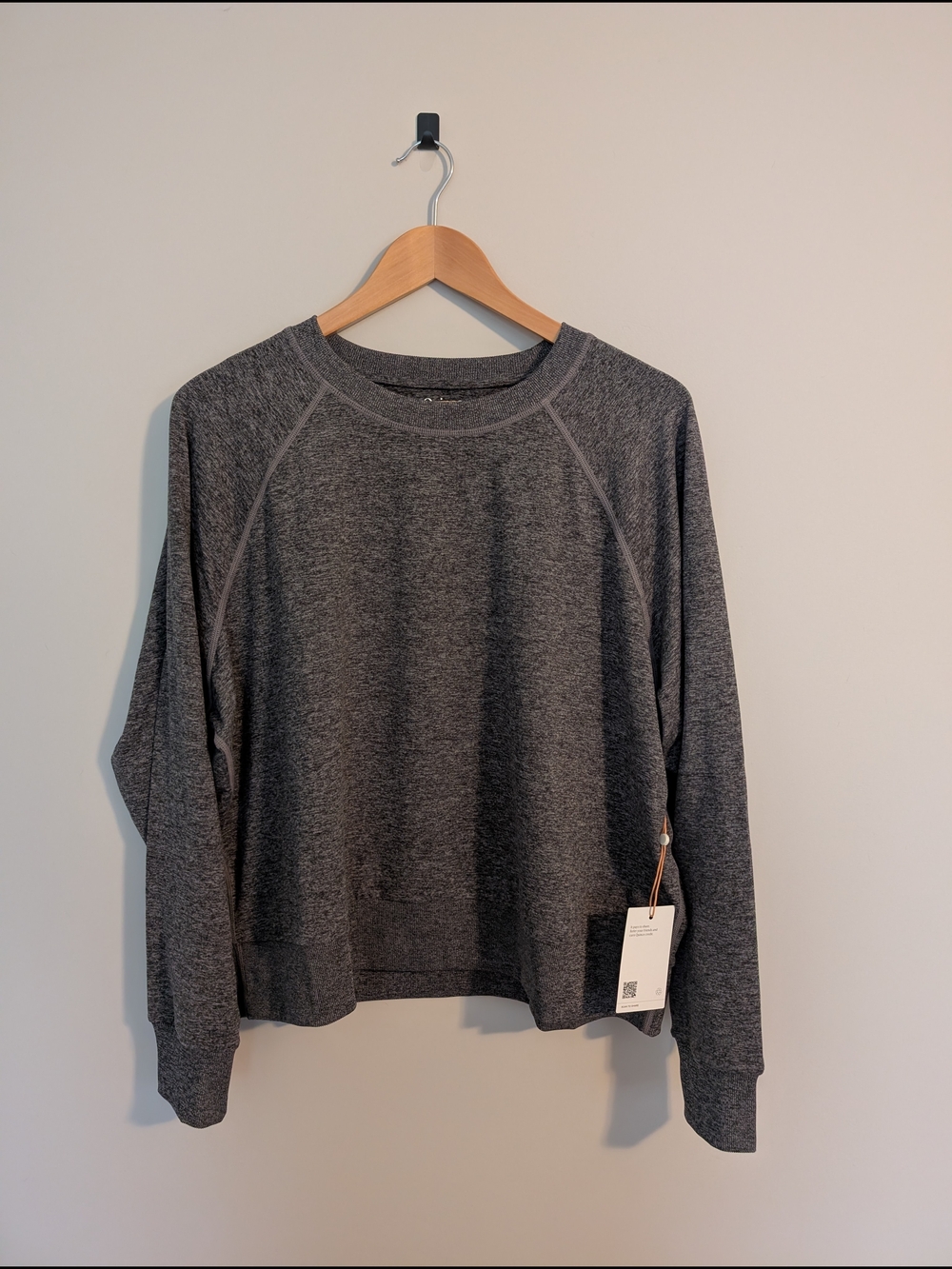 Women's Green-Gray Crewneck Sweatshirt Quince